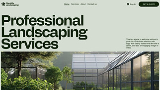 Industrial website templates - Landscaping Services (Fresh)
