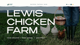 Industrial website templates - Farm (Rustic)