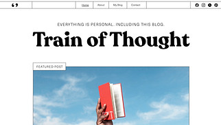 Blog website templates - Personal Blog (Clean)