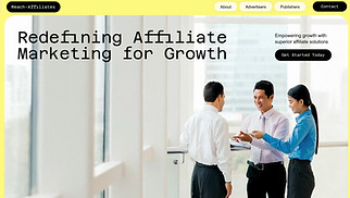 Business website templates - Affiliate Marketing (Playful)