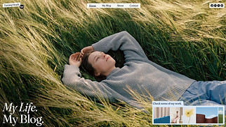 All website templates - Personal Blog (Natural)