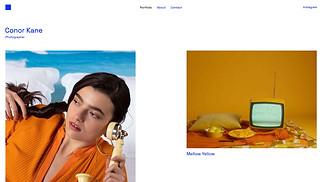 Portfolios website templates - Photographer