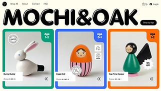 eCommerce website templates - Toy Store (Retro)