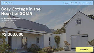 Landing Pages website templates - Real Estate Landing Page (Simple)