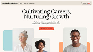 Business website templates - HR agency (Calm)