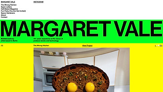 Portfolios website templates - Digital Artist (Edgy)