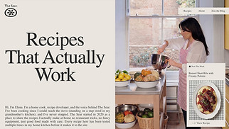 Blog website templates - Food Blogger (Vivid)