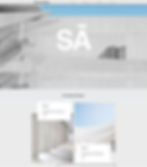 Architecture site portfolio template for an architecture firm