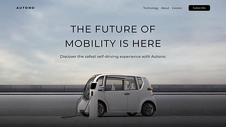 All website templates - AI Company (Monochromatic)