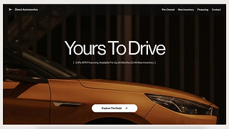 Industrial website templates - Car Dealership (Brown)