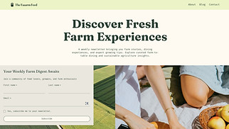 Blog website templates - Farming Blog (Fresh)