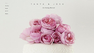 Events website templates - Wedding Invitation