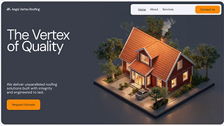 Industrial website templates - Roofing (Business)