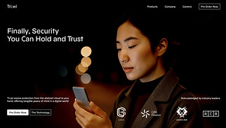 All website templates - Cyber Security Company (Dark)