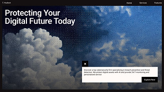 Landing Pages website templates - Gen Lead Landing Page (Dark)