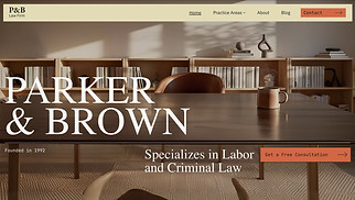 Business website templates - Law Firm (Business)