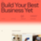 Website template for a business portfolio featuring specific industries.