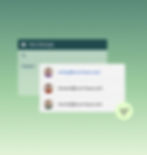 Selecting a branded business email from a send email form.